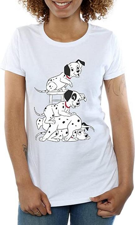 Actual product image 101 Dalmatians Girls Chair Cotton T-Shirt (140, 146)