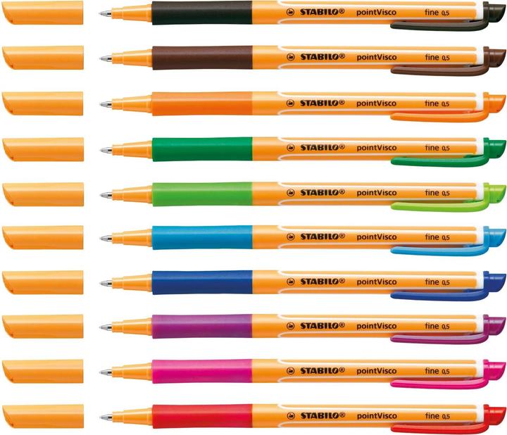 Immagine prodotto STABILO roller pointVisco (Multicolore, 10 x)