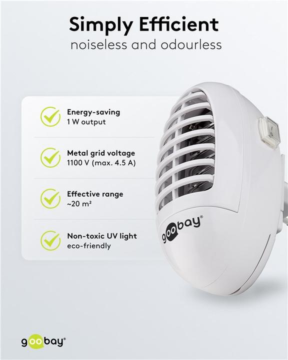 Actual product image Goobay UV-LED insect killer