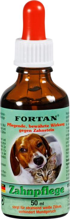 Productafbeelding Fortan Gebitsverzorging voor honden & katten, 50 ml oplossing (Kat, Hond, 50 ml)