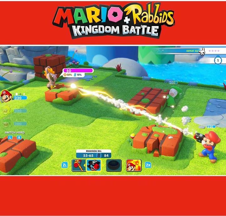 Actual product image Ubisoft Mario + Rabbids Kingdom Battle (Code in Box) (Switch, Switch Lite, Switch OLED)