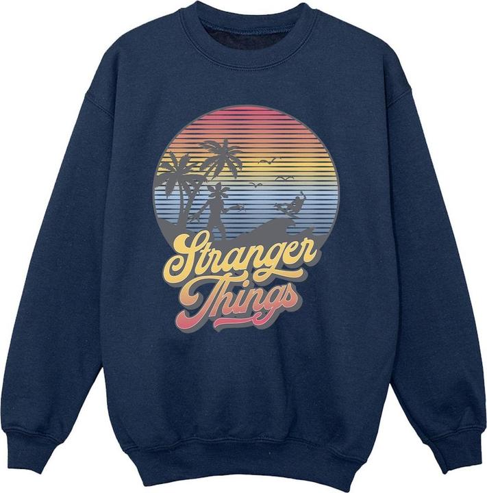 Produktbild Netflix Stranger Things LA Gradient Sweatshirt Mädchen (140, 146)