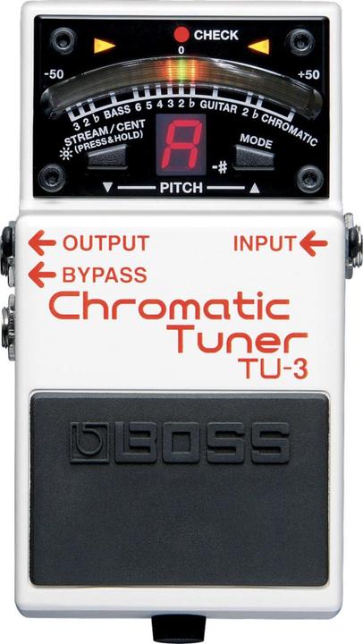 Image du produit BOSS (Electronics) Accordeur de guitare TU-3 Weiss-