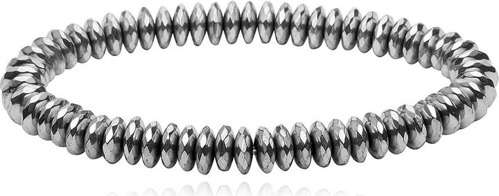 Produktbild Leyda Hämatit Silber Armband (19 cm, Farbstein)