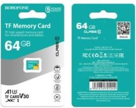 Actual product image Borofone MICROSD MEMORY CARD 64GB SDXC CLASS10 95MB/S (64 GB, microSDXC)