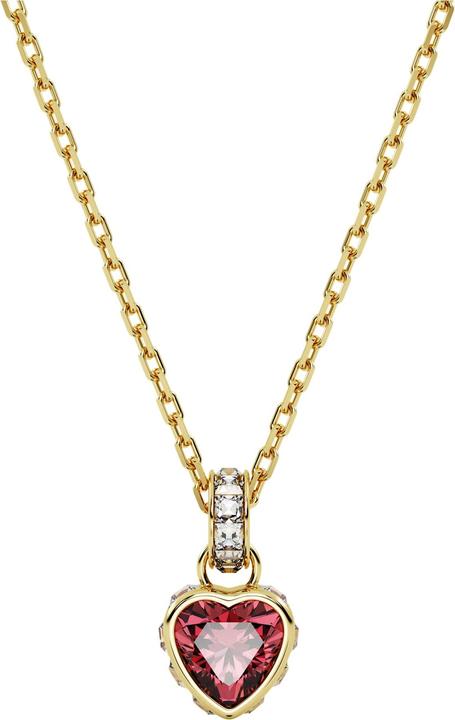 Produktbild Swarovski Stilla Halskette Herz Rot Gold (Swarovski Metall, 38 - 43 cm)
