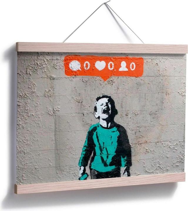Image du produit Trenddeko Nobody likes me (Personne ne m'aime) (30 x 24 cm)