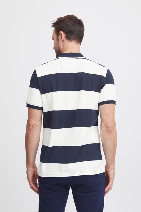 Actual product image FQ1924 FQPeter stripe polo shirt w badge 21900639 (XXL)