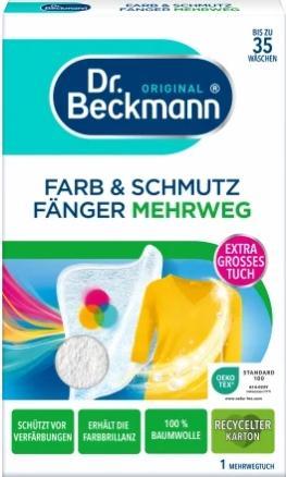 Immagine prodotto Dr. Beckmann Farb- und Schmutz Fänger (1 Cicli di lavaggio, Salviette)