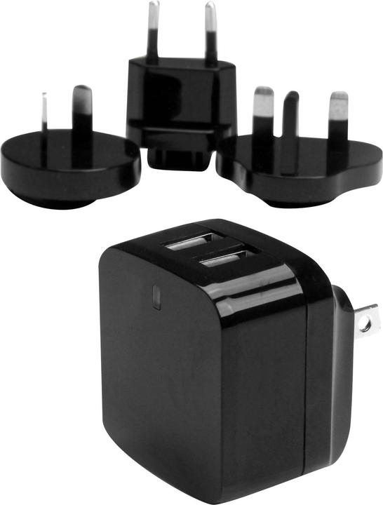 Immagine prodotto StarTech Caricatore USB a 2 porte / Alimentatore - Doppia spina di ricarica 17 Watt / 3,4 Amp - Doppio (17 W)