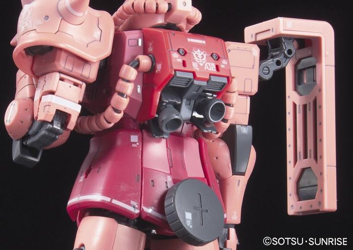 Actual product image Bandai RG Zaku II Char