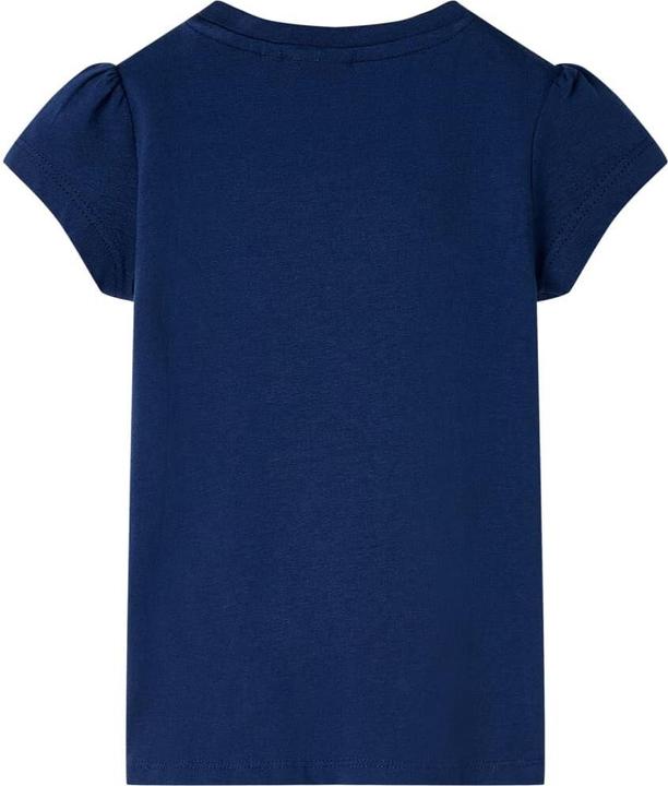 Produktbild VidaXL Kinder-T-Shirt Marineblau 128,Material: 95 % Baumwolle. 5 (128)