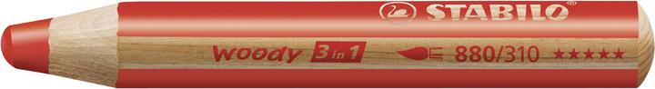Produktbild STABILO woody 3 in 1 Buntstift mit Spitzer (Mehrfarbig, 6 x)