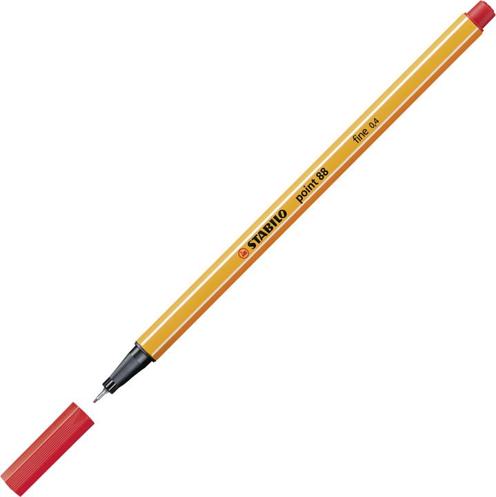 Immagine prodotto STABILO punto 88 Fineliner (Rosso, 1 x)