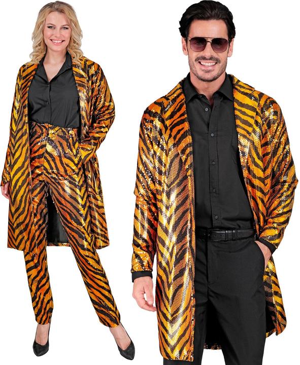 Produktbild Widmann Pailletten Mantel im Tigermuster (XXL)
