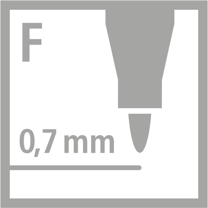 Produktbild STABILO OHPen universal Folienstift permanent (Grün, Rot, Blau, Schwarz, Orange, Braun, 0.70 mm, 6 x)