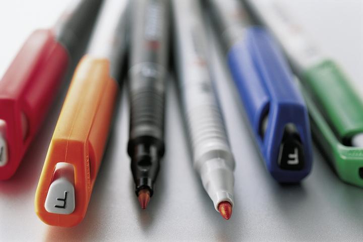 Actual product image STABILO OHPen universal foil pen water-soluble (Green, Red, Blue, Black, 0.40 mm, 4 x)