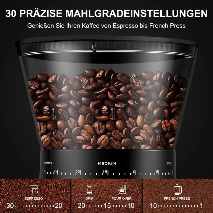 Actual product image Amzchef Electric coffee grinder