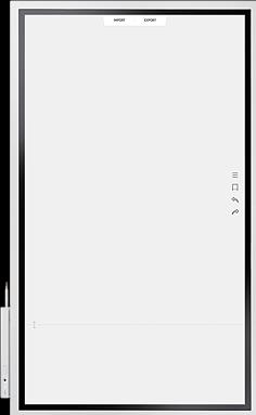 Actual product image Samsung Flip WM55H (3840 x 2160 Pixels, 55")