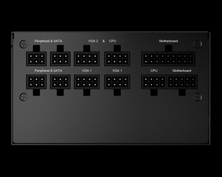 Actual product image MSI MPG A850GF (850 W)