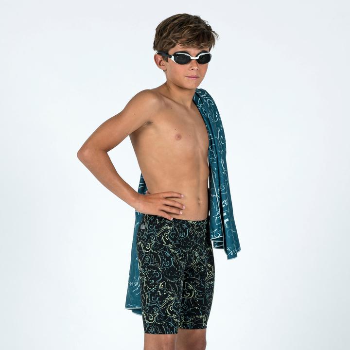 Immagine prodotto Nabaiji Badehose Jammer Jungen - 500 Fitib Shark schwarz (140)
