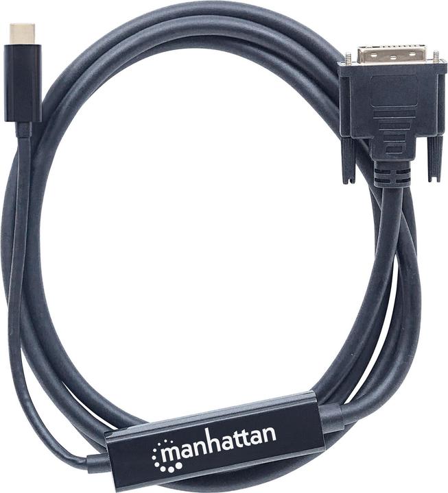 Produktbild Manhattan USB-C to DVI Adapter Cable (2 m, USB Typ C)