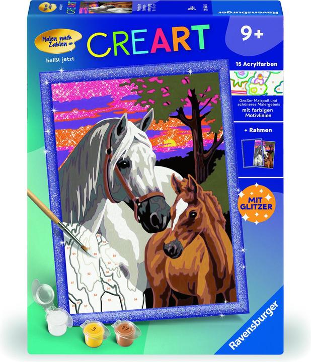 Ravensburger Les chevaux au coucher du soleil