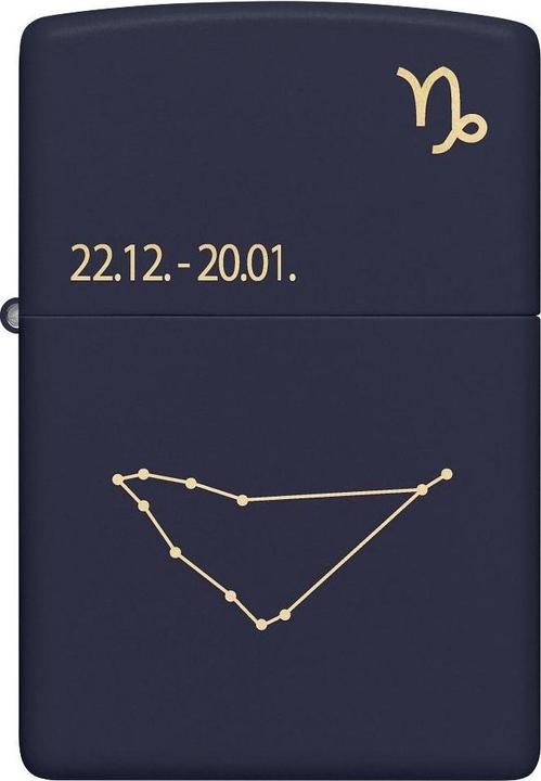Actual product image Zippo Zodiac Capricorn Design