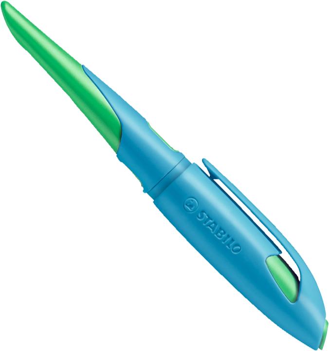 Produktbild STABILO EASYbirdy ergonomischer Schulfüller für Linkshänder Standard-Feder (Blau, Grün, 1 x)