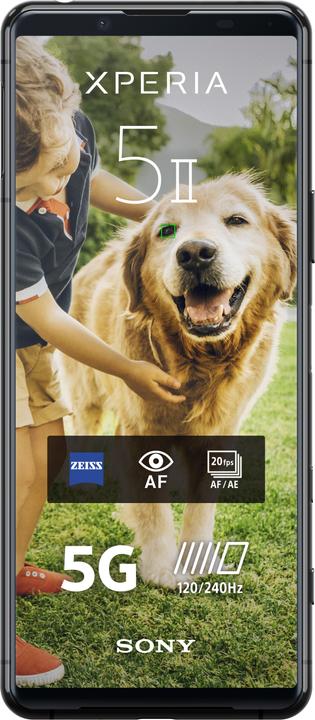 Actual product image Sony Xperia 5 II (128 GB, Black, 6.10", Hybrid Dual SIM, 12 Mpx, 5G)