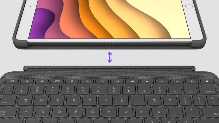 Actual product image Logitech Combo Touch (Eng. Int., iPad 2019 (7th gene), iPad 2020 (8. Gen), iPad 2021 (9th Gen))
