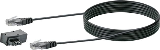 Image du produit Schwaiger Adaptateur de prise TAE/DSL avec câble de modem