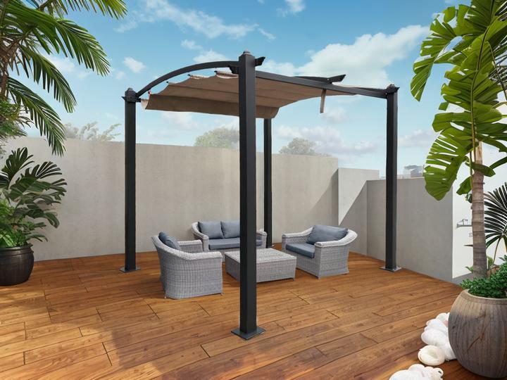Image du produit Jet-Line Pavillon de jardin GISEH 3x3m (300 cm, 300 cm)