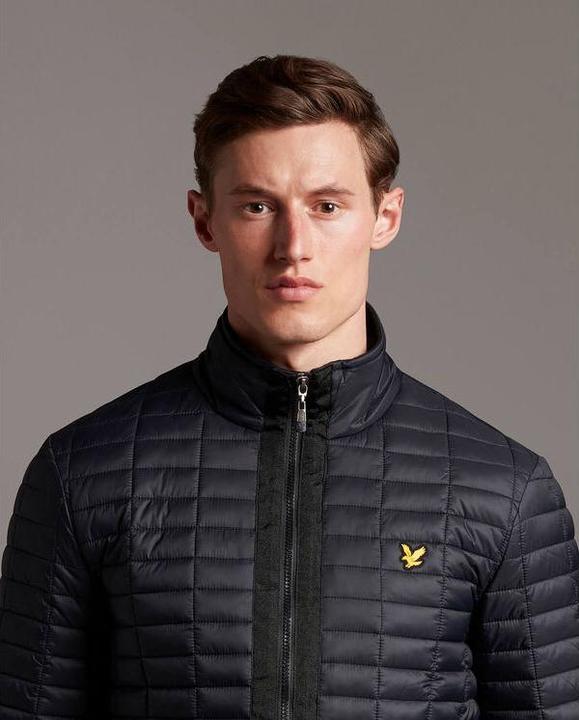 Actual product image Lyle and Scott champion block quilted jacket (S)