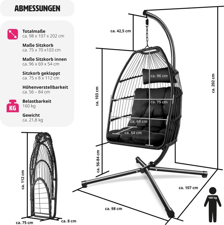 Actual product image tectake Ariane (160 kg)