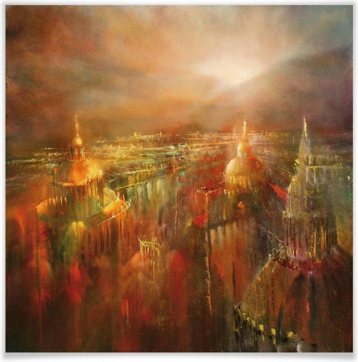 Immagine prodotto Trenddeko Schmucker - La città si sveglia (70 x 70 cm)