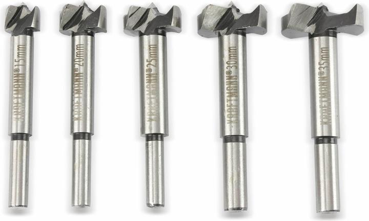 Actual product image BGS Forstner bit set (25 mm, 20 mm, 30 mm, 15 mm, 35 mm)