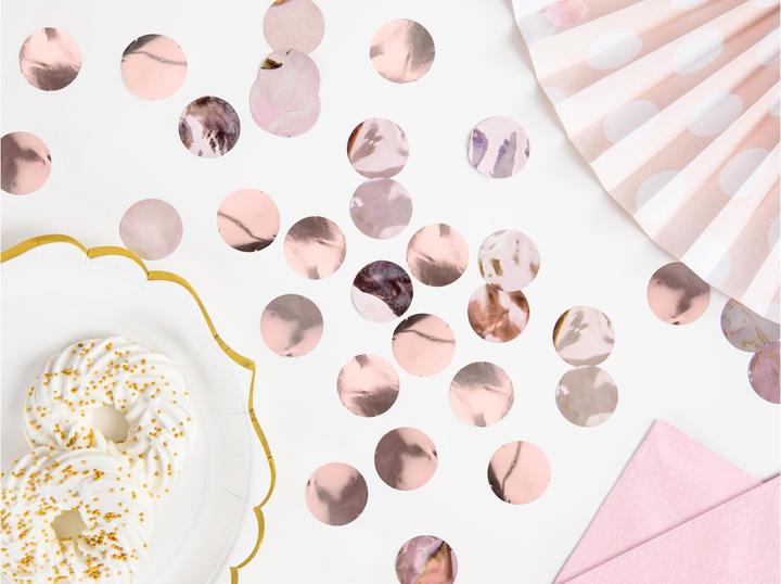 Produktbild Partydeco Streudeko Tischkonfetti Roségold