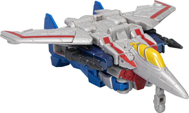Actual product image Hasbro Transformers toy EarthSpark Warrior-Class Starscream action figure, robot toy for kids