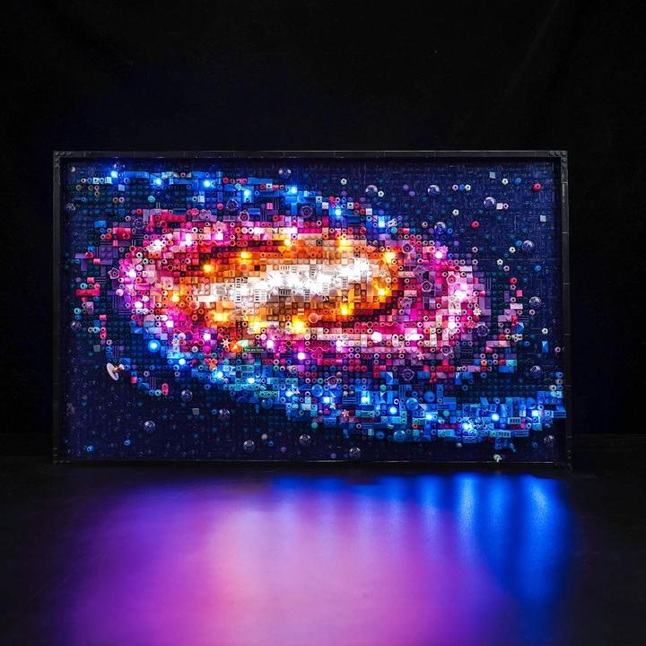 BrickBling LED Licht Set für LEGO Die Milchstrassen-Galaxie (31212) inkl. Fernbedienung