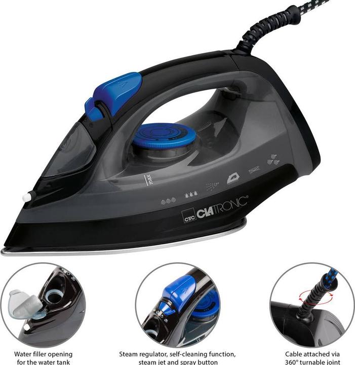 Immagine prodotto Clatronic Macchina da stiro a vapore DB (1800 W)
