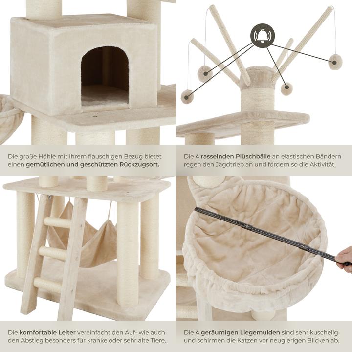 Actual product image tectake Gismo (195 cm, Beige, White)