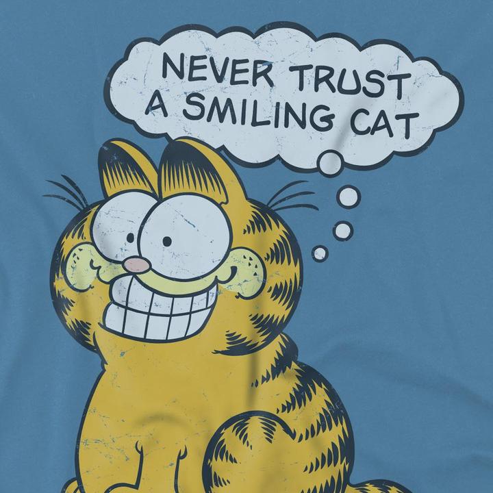 Actual product image Garfield Mens Smiling Cat T-Shirt (M)