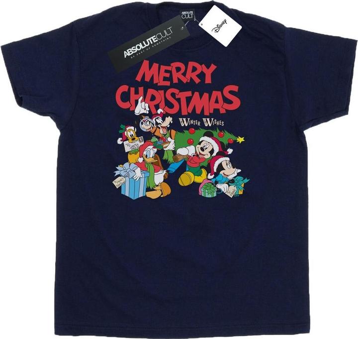 Disney Mickey And Friends Winter Wishes TShirt (L)