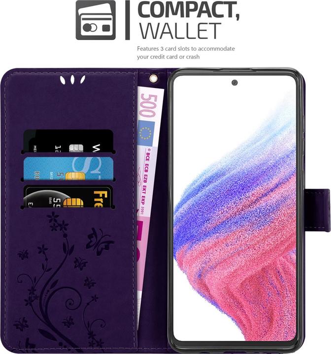 Image du produit Cadorabo Housse Flower Book pour Samsung Galaxy A53 5G (Samsung Galaxy A53 5G)