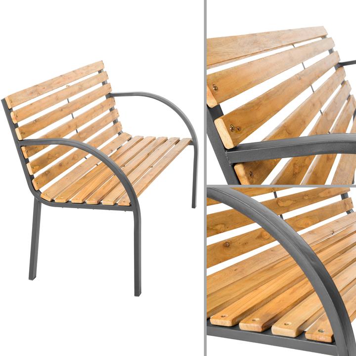 Actual product image tectake Garden bench Micha