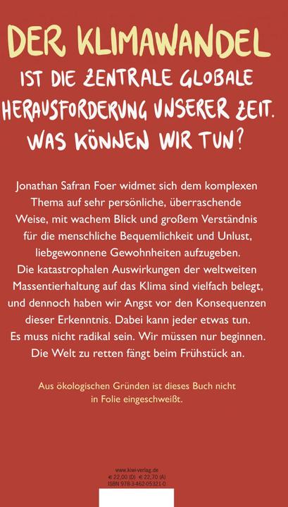 Immagine prodotto Wir sind das Klima! (Tedesco, Jonathan Safran Foer, 2019)