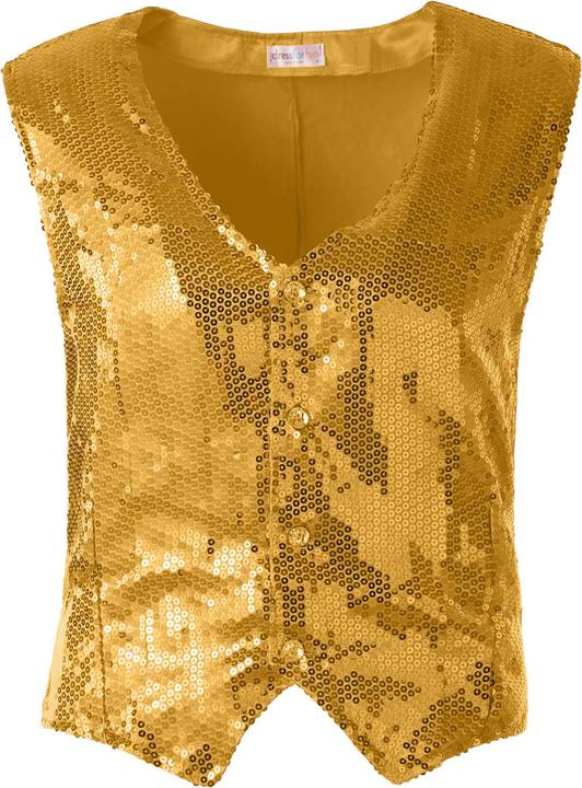 Immagine prodotto tectake Gilè da uomo con paillettes (M)