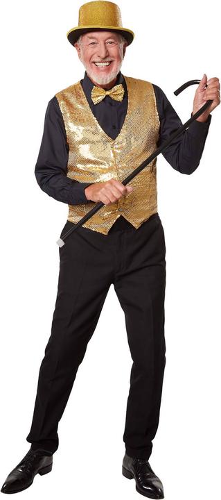 Immagine prodotto tectake Gilè da uomo con paillettes (M)