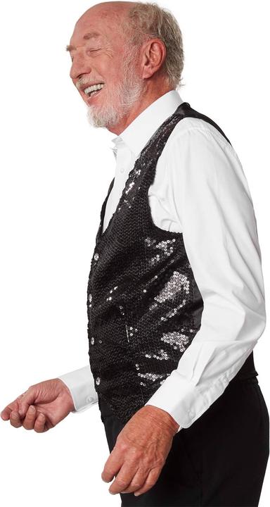 Produktbild tectake Pailletten-Weste Herren (M)